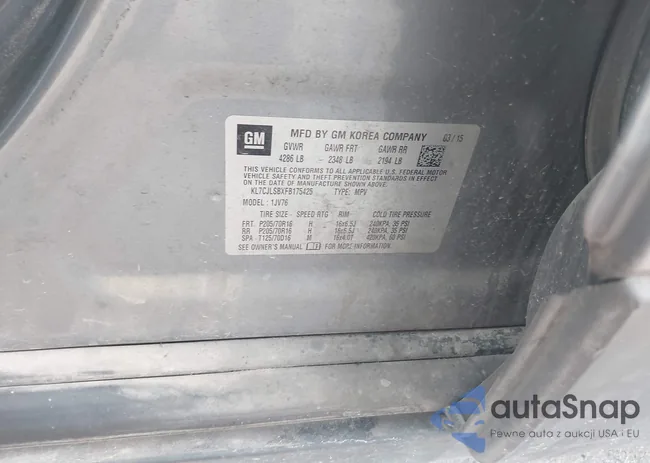 KL7CJLSBXFB175425: 42151716