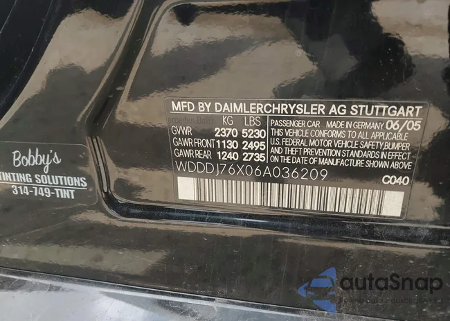 WDDDJ76X06A036209: 42151236