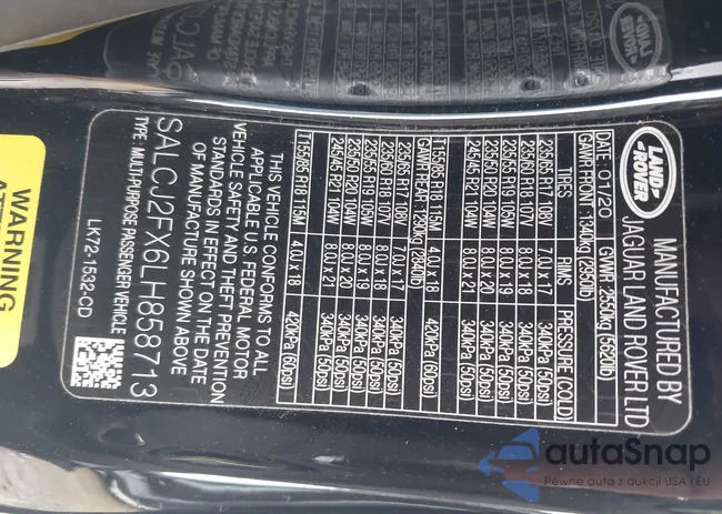 SALCJ2FX6LH858713: 42152799