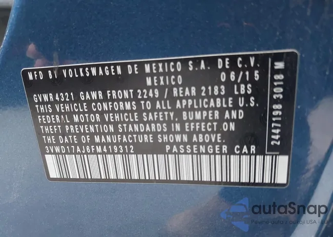 3VWD17AJ6FM419312: 42153736