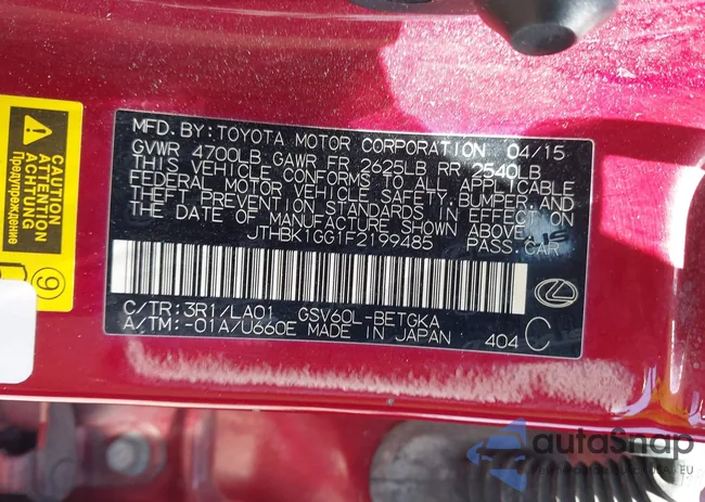 JTHBK1GG1F2199485: 42153932