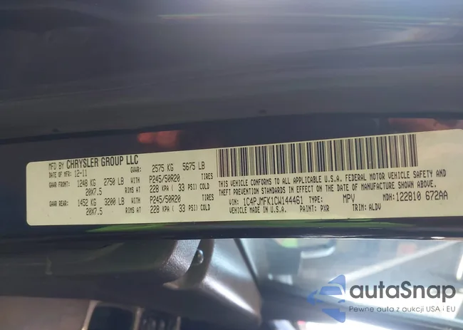 1C4PJMFK1CW144461: 42154570