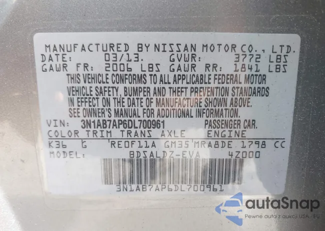 3N1AB7AP6DL700961: 42154853