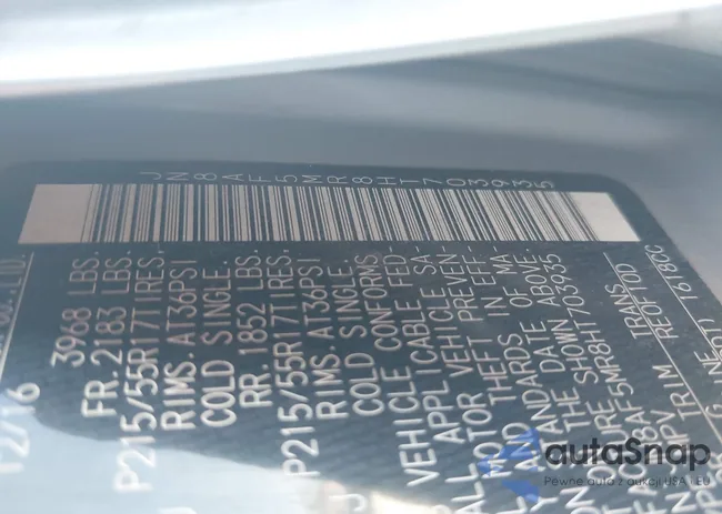 JN8AF5MR8HT703935: 42155012