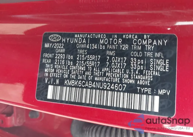 KM8K6CAB4NU924607: 42155527