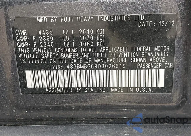 4S3BMBG69D3026619: 42155566