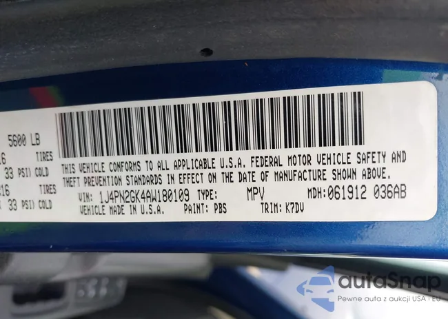 1J4PN2GK4AW180109: 42155603