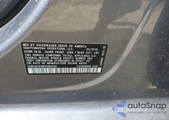 1VWAS7A38FC082760: 42156013