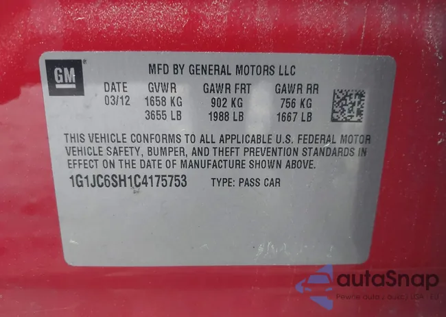 1G1JC6SH1C4175753: 42156079