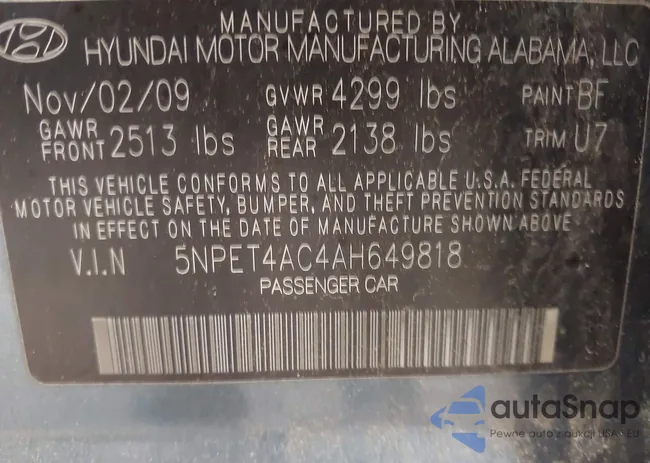 5NPET4AC4AH649818: 42155102