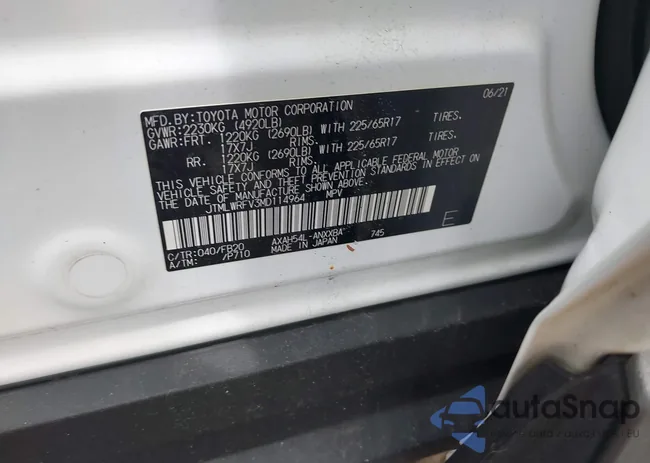 JTMLWRFV3MD114964: 42155224