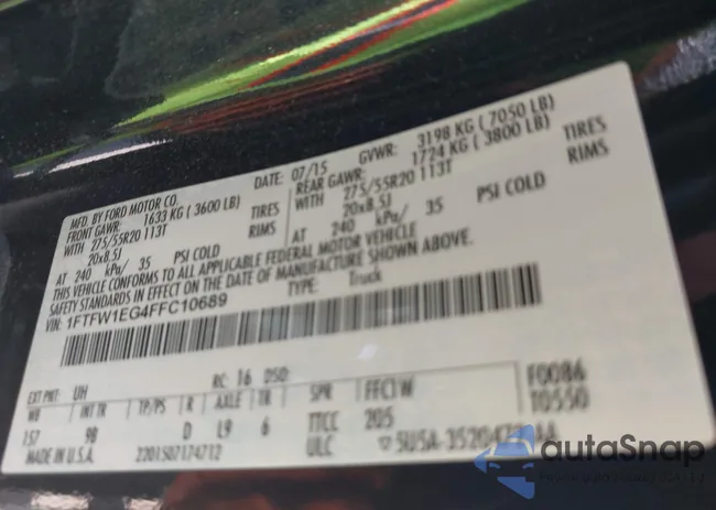 1FTFW1EG4FFC10689: 42156497