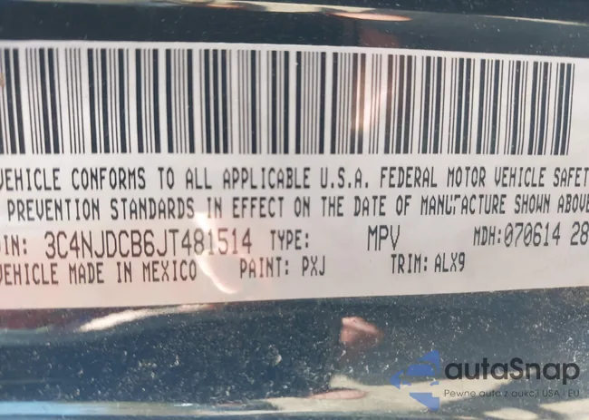3C4NJDCB6JT481514: 42156604