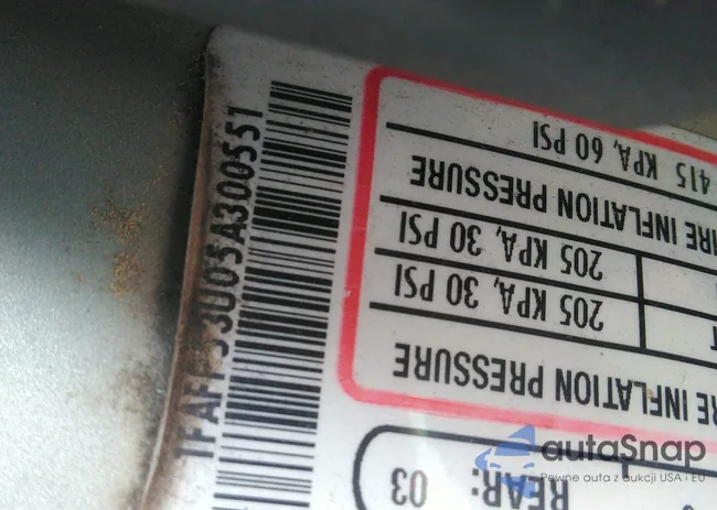 1FAFP53U05A300551: 42157014