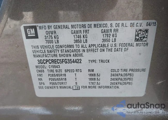 3GCPCREC5FG354422: 42157070