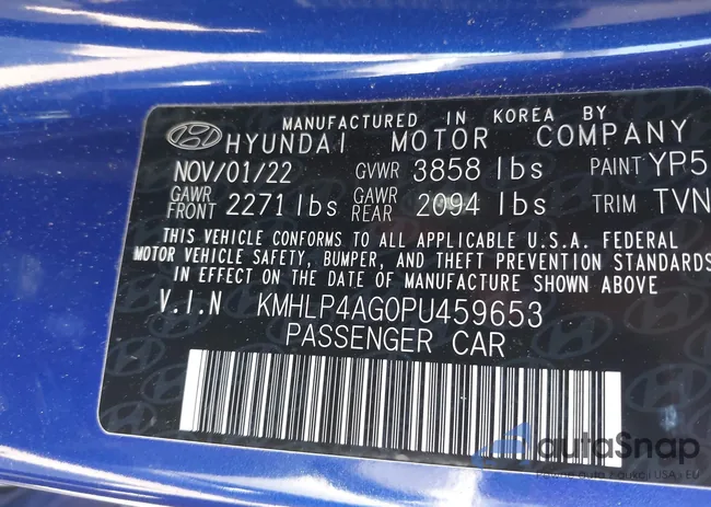 KMHLP4AG0PU459653: 42156434