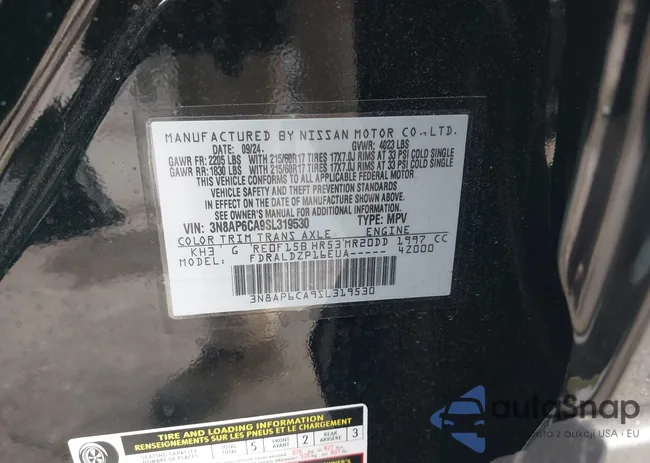 3N8AP6CA9SL319530: 42156468