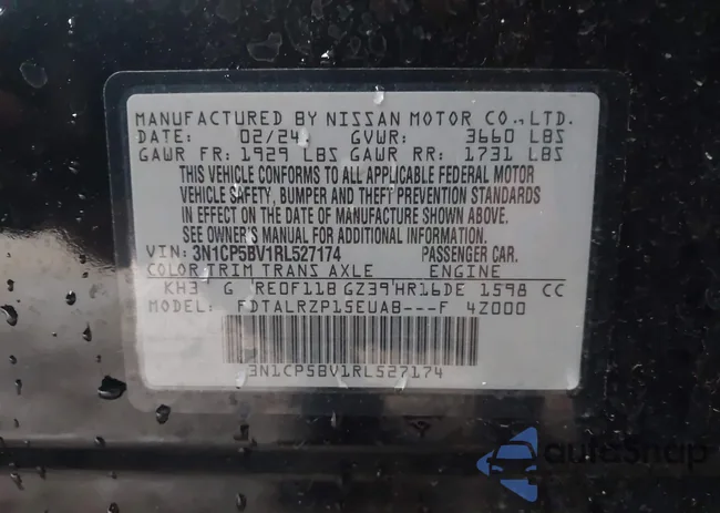 3N1CP5BV1RL527174: 42157592