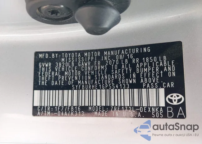 5YFBURHE1GP554133: 42157096