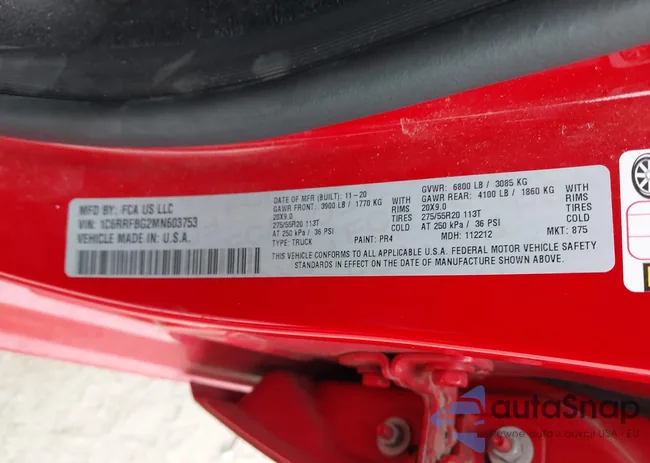 1C6RRFBG2MN603753: 42158779