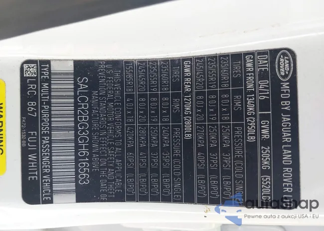 SALCR2BG3GH616563: 42158846