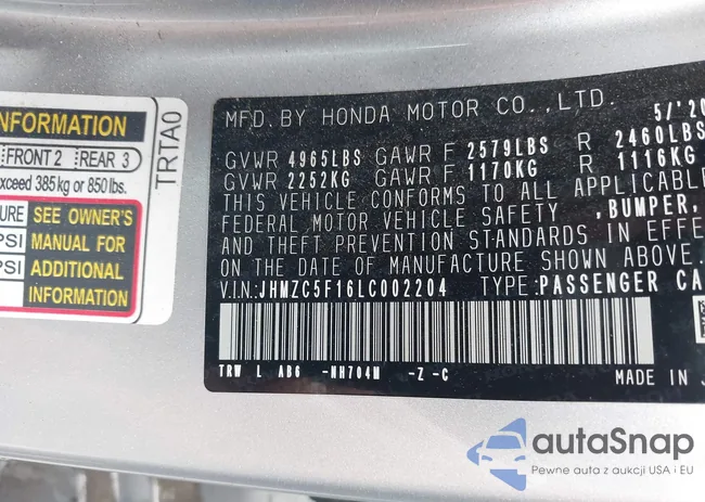 JHMZC5F16LC002204: 42159008