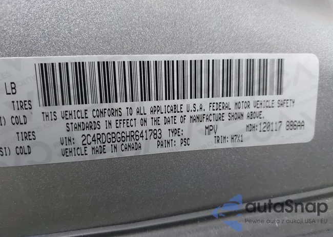 2C4RDGBG6HR641783: 42159040