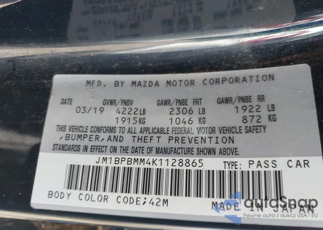 JM1BPBMM4K1128865: 42159095