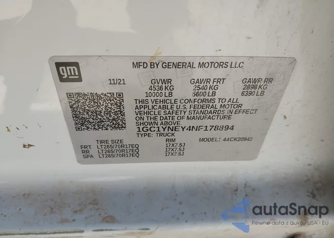 1GC1YNEY4NF178894: 42158313