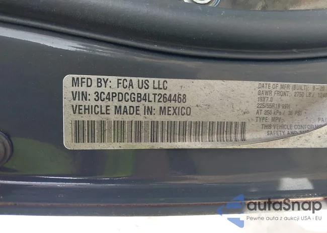 3C4PDCGB4LT264468: 42158312