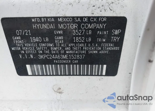 3KPC24A63ME152837: 42158383