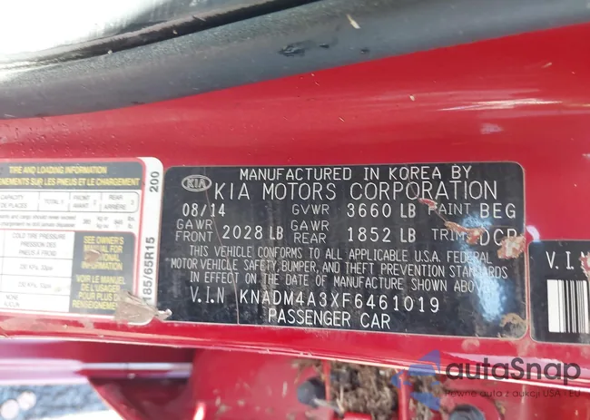 KNADM4A3XF6461019: 42158473