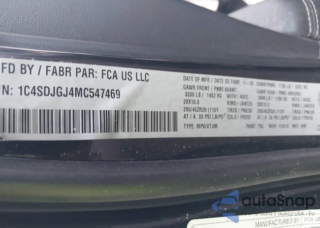 1C4SDJGJ4MC547469: 42159987