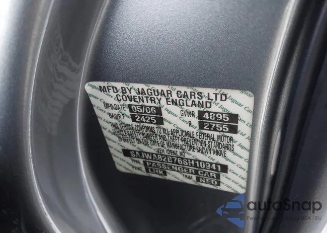 SAJWA82B76SH10941: 42159262