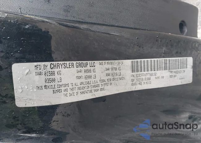 3C3CFFFH7FT568192: 42160502