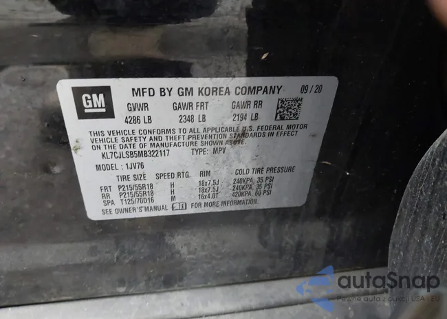 KL7CJLSB5MB322117: 42161568