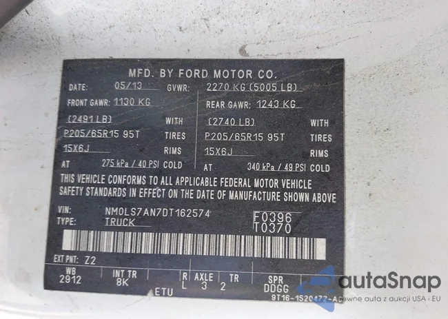 NM0LS7AN7DT162574: 42161638