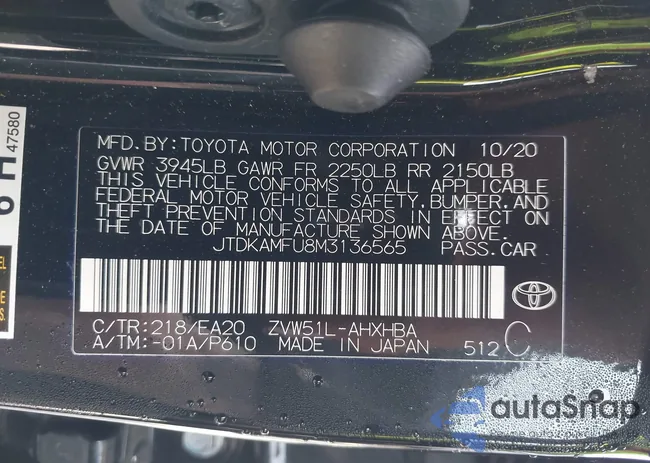 JTDKAMFU8M3136565: 42161896