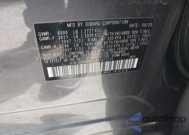 4S4WMAPD6L3475132: 42161897