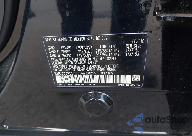 3CZRU5H33JM720215: 42162081