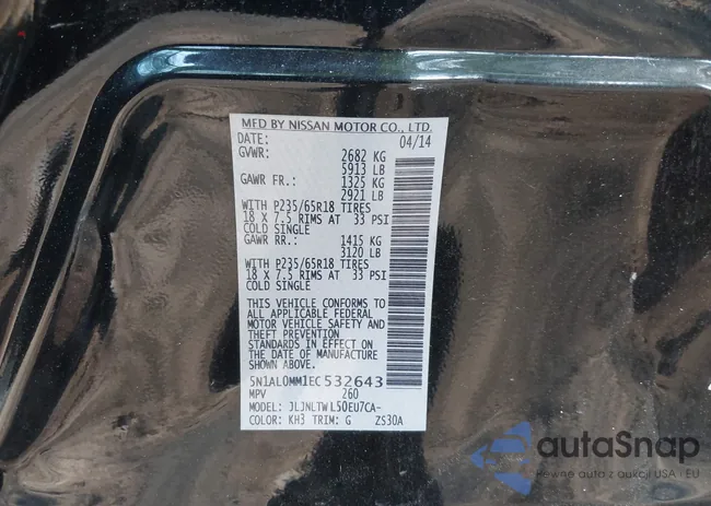 5N1AL0MM1EC532643: 42161193