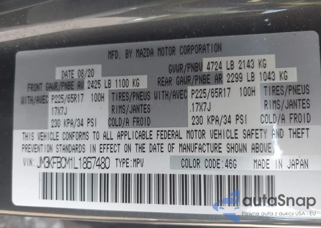 JM3KFBCM1L1867480: 42161417