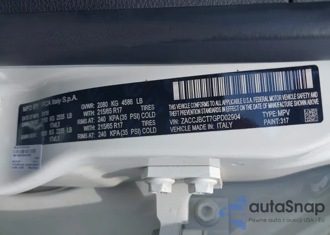 ZACCJBCT7GPD02904: 42162503