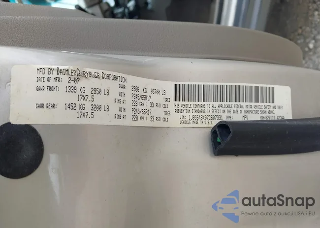 1J8GS48K07C607331: 42162633