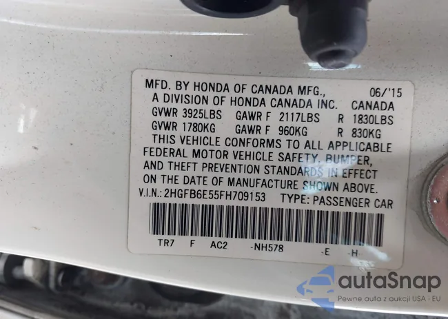 2HGFB6E55FH709153: 42162699