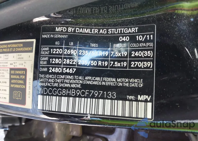 WDCGG8HB9CF797133: 42162128