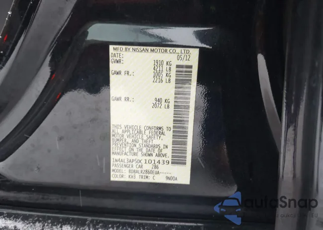 1N4AL3AP5DC101439: 42163649