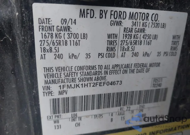 1FMJK1HT2FEF04673: 42163703