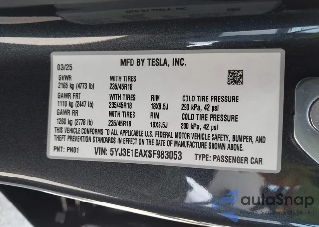 5YJ3E1EAXSF983053: 42163891