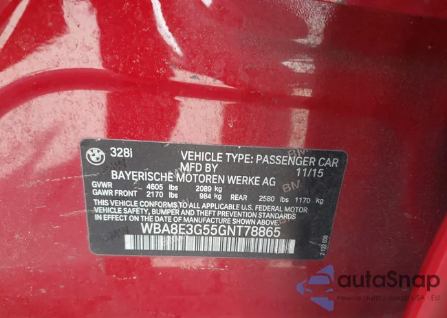 WBA8E3G55GNT78865: 42164039